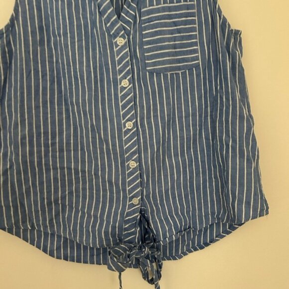 Blue Striped Tank Top - Picture 2 of 5